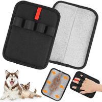 1 Piece Cat Hair Glove, Pet Hair Remover Glove for Cats and Dogs, Reusable Grooming Brush Glove for Cats and Dogs, Gloves for Removing Them on Sofa Carpet Clothes