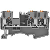 Degson DS2.5-TW-01P-11-00A(H) Durchgangsklemme Push-In-Klemme Grau 1 St.