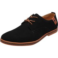 Chaussures Oxford à semelle en cuir pour homme, chaussures de marche confortables, mocassins en cuir à lacets, chaussures décontractées vintage, formelles, mocassins à enfiler, chaussures Oxford