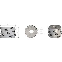 MTECF027.17 - FRESAS PARA CANTOS DE PLAQUITAS DE DIAMANTE PCD H3 MM AXIAL 45° - MOBILTECNICA .17D100 LU47 Z2+2 ZTOT10 DB30 AX45° DER H3