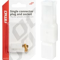 Stecker-Würfelstecker 1 PIN + Steckverbinder AMIO-03511