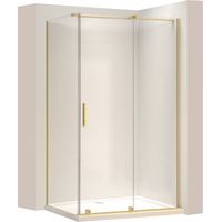 CABINA DOCCIA REA MONTANA GOLD BRUSH 110X80