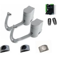Kit Motorisation Portail Battant Automatisme EA MINIMODUS 24 G8 Avec Accessoires NOVO KING GATES - Maxi 250kg 2m par battant, 24 V