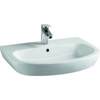 Lavabo FORMAT Pro 55x44cm. blanc. 1 trou robinetterie. avec débordement