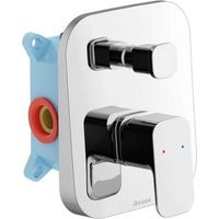 Ravak 10° Free - Wannenarmatur TD F 061.00 Unterputz, mit Einbaukörper, Chrom X070134