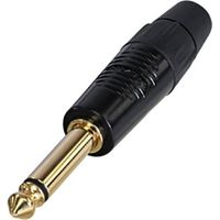 Rean AV RP2C-B Jack 6.35 mm mâle Nombre de pôles: 2 1 pc(s)
