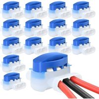 15 connettori per cavi riempiti, connettori per cavi originali riempiti per robot tagliaerba, connettori originali 314, adatti per tagliaerba automatici, senza spelatura dei fili