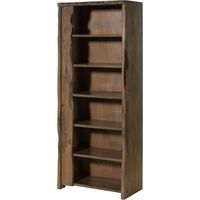 Bücherregal Mango 81x45x200 braun geölt PURE MANGO 227Massivmoebel24 GmbH