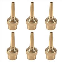 6 PCS Fountain Nozzle Head G1/2 DN15 Adjustable Direction Jet Water Sprinkler Head for Garden Pond A