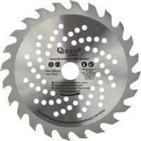 Lame de scie circulaire geko 180x22x24T trous de refroidissement dents carbure