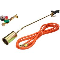 KIT Cannello professionale per saldatura a bombola completo di regolatore con manometro e valvola di sicurezza di blocco.