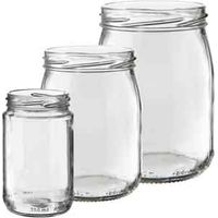 Bocal en verre pour conserves 212 cc - Bouchage Ø 63 mm