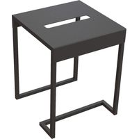 Deante Mokko Badezimmerhocker Matt Schwarz 40 cm
