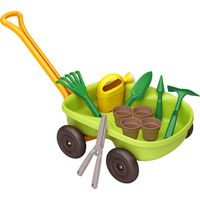 Adriatic Kinder Gartenwagen mit Werkzeug bunt
