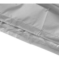 Housse de Protection Imperméable pour Coffre de Jardin, Couverture de Coffre Extérieur 210D Oxford Gris (123x62x55cm)