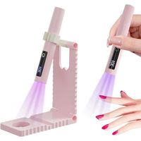 Lampe UV adaptée aux ongles en gel, mini lampe UV LED pour ongles avec support, portable, lampe à ongles rapide, idéale pour le