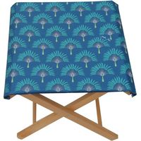 Klapphocker Eichenholz Jakarta Marine 43x43x42cm - Delumi