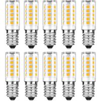 Ampoule LED E14, Blanc Froid 6000K, 5W Equivaut à Ampoule Incandescente 50W, 400LM, Non-Dimmable, Lot de 10