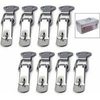 8 Pieces Spring Clasp, Spring Latch Toggle Stainless Steel Closure