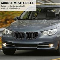 Calandre avant noire brillante pour BMW Série 5 E60 E61 M5 520i 535i 550i Berline (2003-2010)