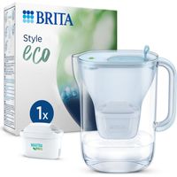 Brita Tischwasserfilter Style eco blau, 2,4 l Füllmenge Wasserfilter