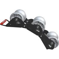 RUNPOTEC 10166 CHAÎNE À 3 MAILLONS SYSTÈME ENROULEUR DE CÂBLE, ARGENT (SILVER)