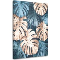 Stampe su Tela Foglie tropicali di monstera natura piante 40x60