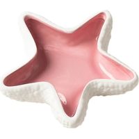 Kleine Schmuckschale, Wohnaccessoire, Aufbewahrungsschale für Ohrringe und Halsketten für den Schminktisch-Pink