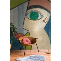 Papier peint intissé Papier peint original Beige, Bleu, Multicolore - 2,12 x 2,8 m