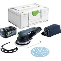 Festool ETSC 2 150-Basic Ponceuse excentrique sans fil 18 V 150 mm Brushless + 1x batterie 5,0 Ah + Systainer - sans chargeur