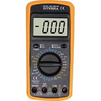 Digital-Multimeter DT9205A 600Vac/dc, 10Aac/dc, Widerstand, Kapazität, Kontinuität...