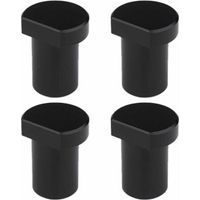 (19mm,noir)Lot de 4 colliers de serrage en alliage d'aluminium pour table de travail du bois, établi, rabotage