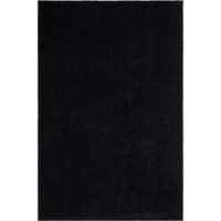 Tapis à Poils Longs doux SOFTY, Tapis de Salon, Chambre, Couloir (Noir Anthracite - 60x110cm)