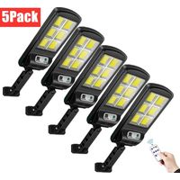 Solarlampen Bewegungsmelder Sicherheit 3Beleuchtungsmodi - 5 Pack