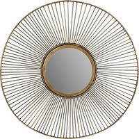 Miroir acier doré Mélanie 48cm