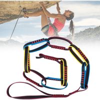 Échelle d'Escalade en Corde avec Anneau Plat - Équipement d'Aventure Extérieur