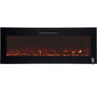 Elektro Wandkamine für Innenbereich 2000W Kekai Oregon 127x16x48 cm mit Feuersimulation 2 Stufen mit Fernbedienung