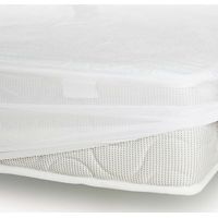 Protège matelas coton Imperméabilisé - Blanc -140 x 190 cm