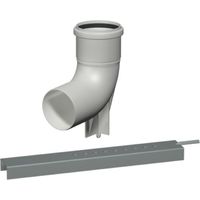 Bertrams Polyline EW Befestigungsset 40BS60 Stützbogen mit Auflageschiene, DN 60