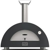 Forno per 2 Pizze a Metano Grigio Ardesia da Esterno Pietra Refrattaria