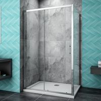 140x76cm 190cm hoch Duschabtrennung Duschwand Dusche Schiebetür Nischentür Duschkabine
