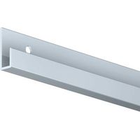 Cimaise Classic Rail 200 cm – Aluminium gris laqué – Charge max 20 kg – Pré-percée tous les 25 cm pour fixation murale – Artiteq