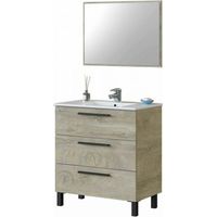 Mobile Sottolavabo - Marrone Quercia 86x80x45h cm