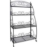 Folding Plant Stand 4 Shelf