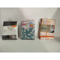 Lot de 3 - ATMOSPHERA FINLANDEK SINCÈRE - Housses de couette et parures de lit - 260 x 240 cm - 100% coton 57 fils - OEKO-TEX - Rabat au pied - Voir photos pour détails