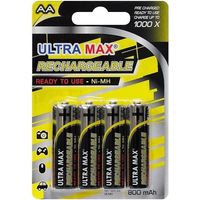 Pile Rechargeable Aa Lr6 X4 - Ultra Max
