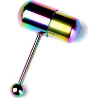 Anneau de piercing pour la langue, barre vibrante pour piercing de langue, bijou de corps, décoration tendance