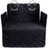Protector de maletero para coche con protección lateral universal - Alfombrilla resistente para perros, 185 x 103 cm, ideal para todo tipo de coches