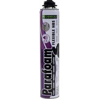 Dl Chemicals – Mousse polyuréthane expansive 750 ml – Lot de 12 – Flexible et résistant à l'humidité – Isolation thermique et acoustique