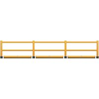 Ampere Rack Mammut, Barrière de protection, 2 traverses avec